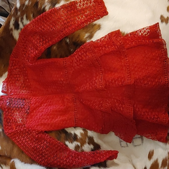 Red Dress Ax Paris Size 8 - Picture 4 of 5